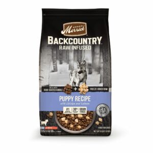 Merrick Backcountry Raw Infused Grain Free Freeze-Dried Puppy Recipe Dry Dog Food, 20 lbs.