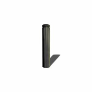 Metalbest DSP6P36 6" Inner Diameter - DSP Stove Pipe - Double Wall -36" Pipe Length Black Vent Pipe Stove Pipe Pipe Length