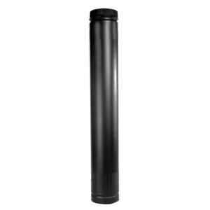 Metalbest DSP6TL 6" Inner Diameter - DSP Stove Pipe - Double Wall - 38" to 68" Telescoping Pipe Length Black Vent Pipe Stove Pipe Pipe Length