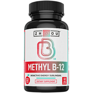 Methyl B-12 - Vitamin B12 - Bioactive Energy Sublingual - Cherry (60 Lozenges)