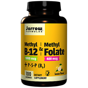 Methyl Vitamin B12 & Folate - Lemon (100 Lozenges)