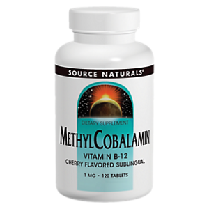 MethylCobalamin Vitamin B12 - Cherry Flavored Sublingual - 1 MG (120 Tablets)