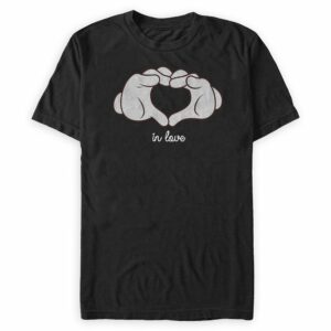 Mickey Mouse Gloves Couples T-Shirt for Men Valentine's Day Official shopDisney