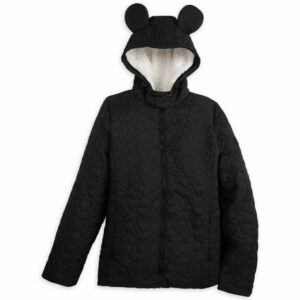 Mickey Mouse Icon Fleece Lined Quilted Jacket for Women Official shopDisney