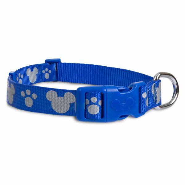 Mickey Mouse Reflective Dog Collar Blue Official shopDisney