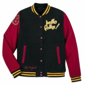 Mickey Mouse and Pluto Varsity Jacket for Adults Official shopDisney