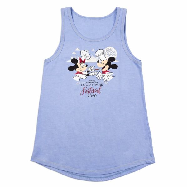 Mickey and Minnie Mouse Tank Top for Women Epcot International Food & Wine Festival 2020 Official shopDisney