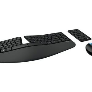 Microsoft Sculpt Ergonomic Desktop - keyboard, mouse and numeric pad set - QWERTY - US - black
