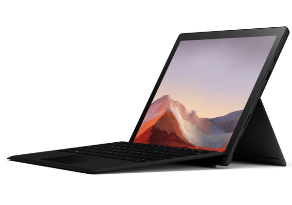 Microsoft Surface Pro 7 12.3" 256GB i5 Matte Black Tablet Computer Bundle