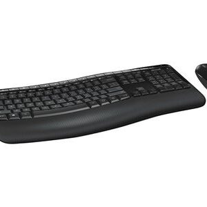 Microsoft Wireless Comfort Desktop 5050 - keyboard and mouse set - QWERTY - US - black