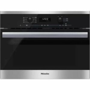 Miele 24626050USA PureLine 23 Inch Wide Cu. Ft. 900 Watt Built-In Microwave Clean Touch Steel Microwave Ovens Microwave Built-In