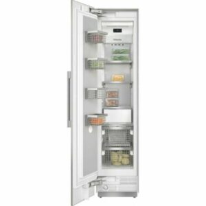 Miele 37241111USA MasterCool 18 Inch Wide Capacity Energy Star Rated Upright Fre Clean Touch Steel Freezers Freezer Upright