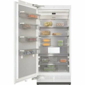 Miele 37291101USA MasterCool 36 Inch Wide Capacity Energy Star Rated Upright Fre Custom Panel-Left Hinge Freezers Freezer Upright