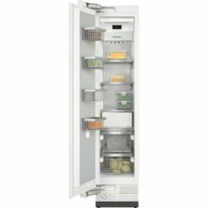 Miele F2411Vi 18 Inch Wide 8.55 Cu. Ft. Capacity Upright Full Size Freezer Stainless Steel Refrigeration Appliances Freezers Upright Full Size