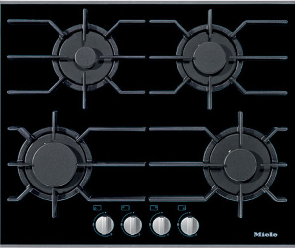 Miele Stainless Steel 24" 4 Burner Liquid Propane Gas Cooktop