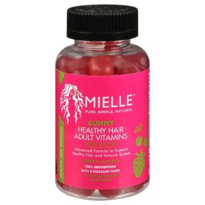 Mielle Organics Gummy Healthy Hair Adult Vitamins Dietary Supplement - 60.0 ea