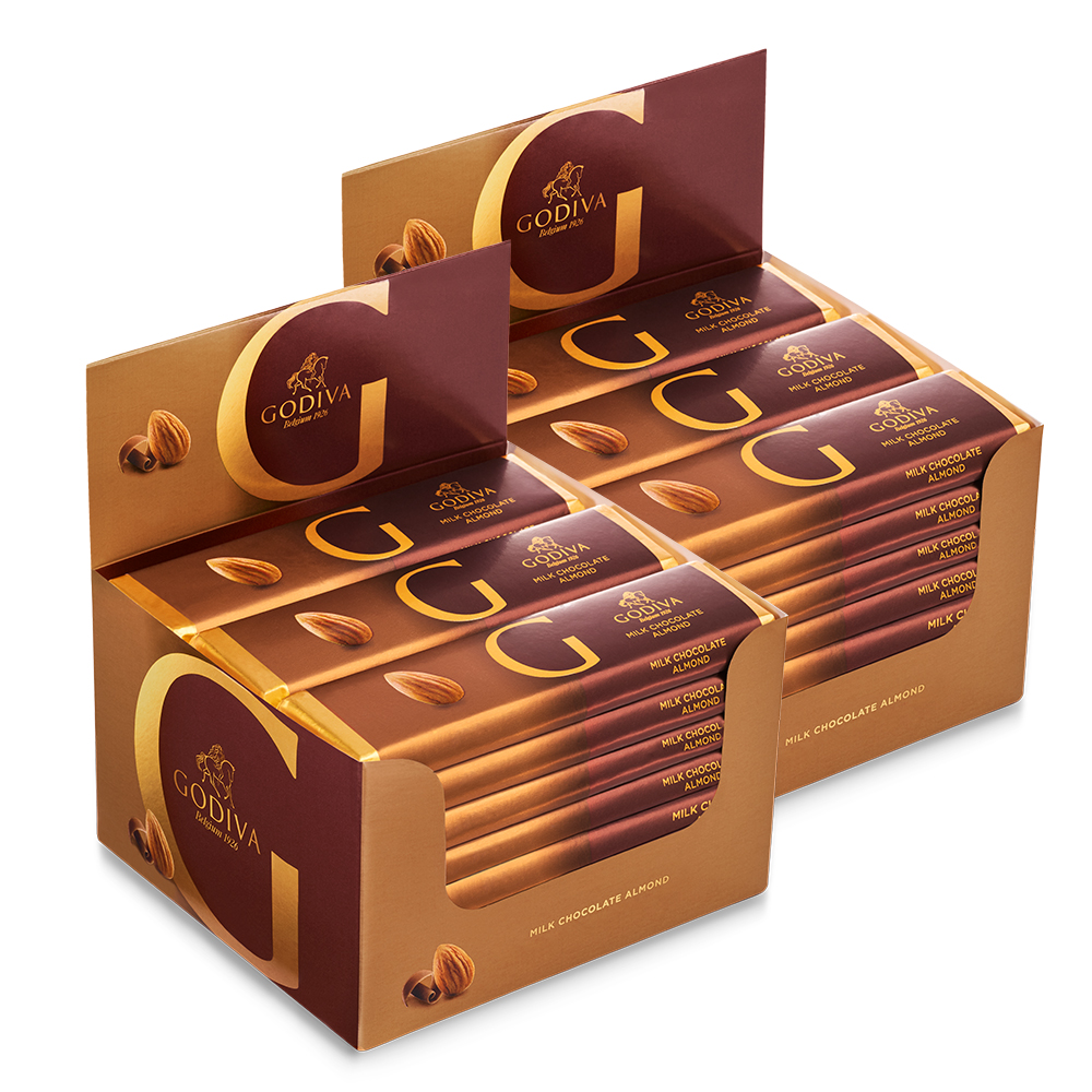 Milk Chocolate Almond Bar, Pack of 48, 43 g each Milk Chocolate Almond Bar, Pack of 48, 43 g each