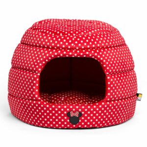 Minnie Mouse Honeycomb Hut Pet Bed Red Standard Official shopDisney