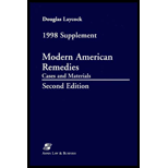 Modern American Remedies, 1998 Supplement