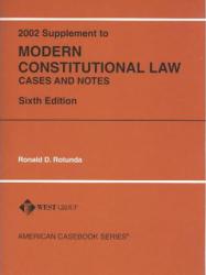 Modern Constitutional Law-2002 Supplement