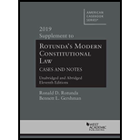 Modern Constitutional Law - 2019 Supplement