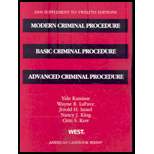 Modern Criminal Procedure-09 Supplement