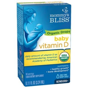 Mommy's Bliss Organic Baby Vitamin D Drops - 0.11 fl oz