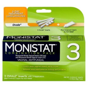 Monistat 3 Day Ovule Inserts Plus External Cream Combination Pack - 1.0 ea