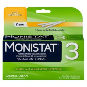 Monistat 3 Vaginal Antifungal Cream Pre-Filled Applicators - 0.18 oz x 3 pack