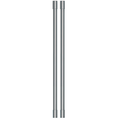 Monogram Built-In Side-By-Side Refrigerator Stainless Steel Statement Handle Kit