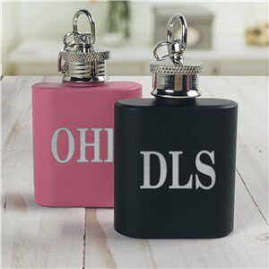 Monogram Mini Flask