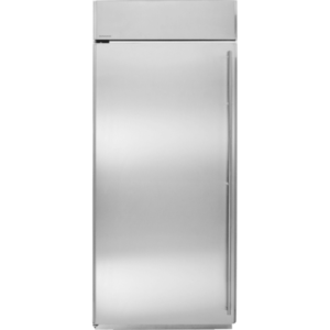 Monogram ZIFS360NHLH 36 Inch Wide 21.9 Cu. Ft. All Freezer with Left Hinging Door Stainless Steel Refrigeration Appliances Freezers Column Freezers