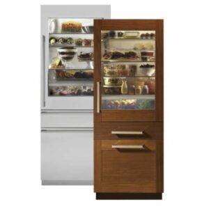 Monogram ZIK30GNNII 30 Inch Wide 14.6 Cu. Ft. Bottom Mount Refrigerator Panel Ready Refrigeration Appliances Full Size Refrigerators Bottom Freezer