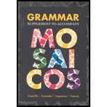 Mosaicos - Grammar Supplement, (Custom)