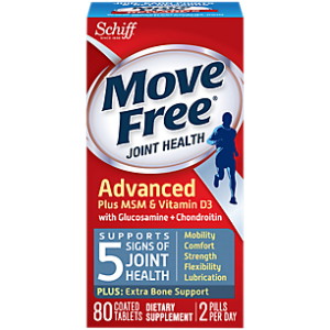 Move Free Glucosamine Chondroitin MSM & Vitamin D3 - Joint Health (80 Tablets)