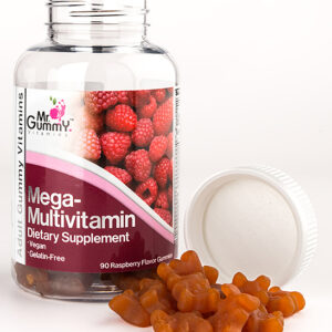 Mr. Gummy Vitamins Vitamins & Supplements 90 - 90-Ct. Raspberry Mega Multivitamin - Adult