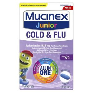 Mucinex Junior Cold and Flu Caplets - 20.0 ea