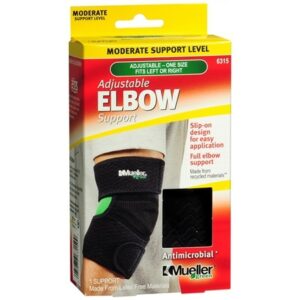 Mueller Green Adjustable Elbow Support, Moderate Support, Model 6315 One Size - 1.0 ea