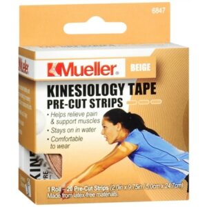 Mueller Kinesiology Tape Pre-Cut Strips - 1.0 ea