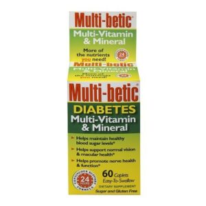 Multi-betic Diabetes Multivitamin/Multi-Mineral Dietary Supplement Caplets - 60.0 ea