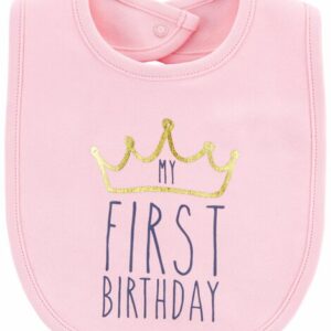 My First Birthday Teething Bib