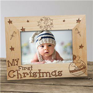 My First Christmas Picture Frame