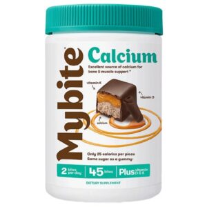 Mybite Calcium Bites Dark Caramel - 45.0 ea