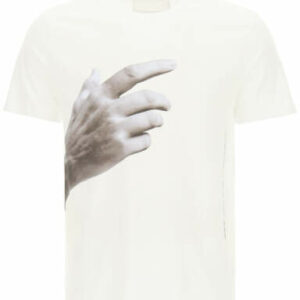 NEIL BARRETT THE OTHER HAND T-SHIRT S White Cotton