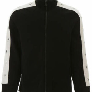 NEIL BARRETT THUNDER TRACK JACKET XS Black, White