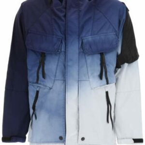 NEMEN DARE 3L DIP DYE JACKET S Black, Light blue, Grey Technical