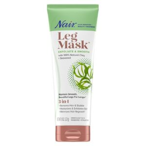Nair Hair Remover & Beauty Treatment Leg Mask Natural Clay + Seaweed - 8.0 oz