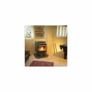 Napoleon NPS45 8000 - 43000 BTU Thermostatic Capable Electronic Pellet Stove Painted Black Stove Free Standing Pellet