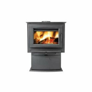 Napoleon S4 70000 BTU 2.25 Cubic Foot Wood Stove with Removable Ash Pan from the S Series Metallic Charcoal Stove Free Standing Wood