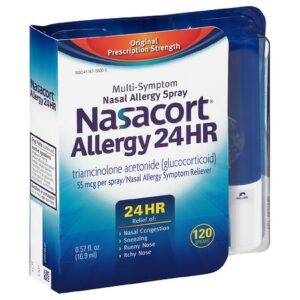 Nasacort Allergy 24HR Multi-Symptom Nasal Allergy Spray 120 Sprays - 0.57 oz